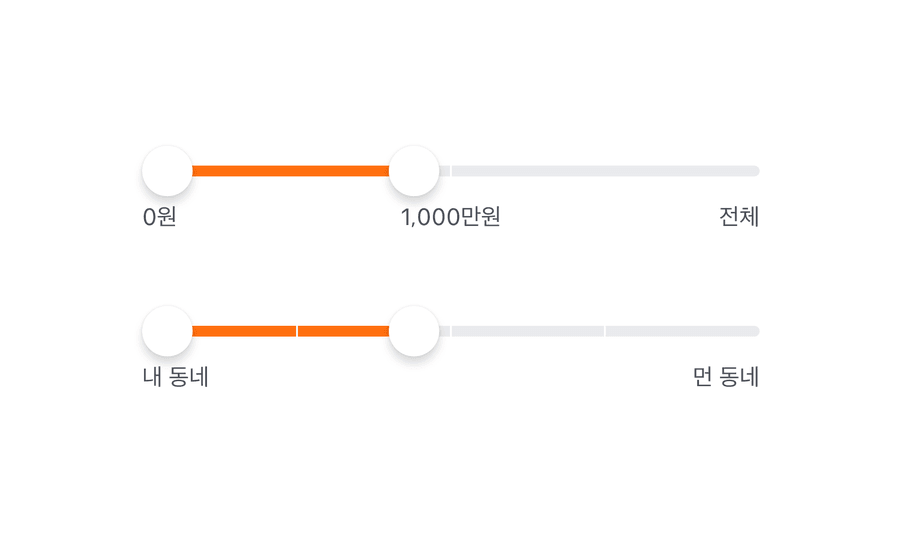 range slider options marker