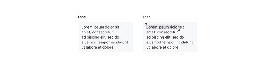 multiline textfield read only