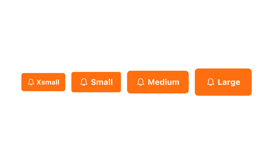 box toggle button options size