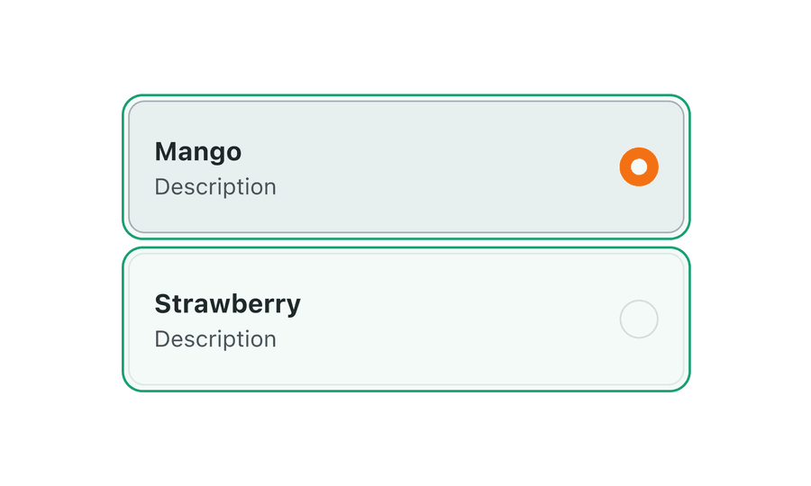 select box behavior touch area